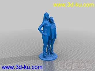 基姆和奇奇 3D打印模型 STL格式的图片