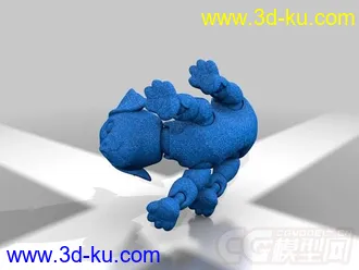 机械狗 3D打印模型 STL格式的图片