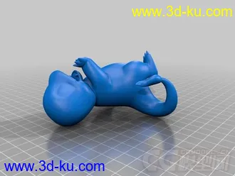 可爱小龙 3D打印模型 STL格式的图片