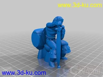 蛮夷之主 3D打印模型 STL格式的图片