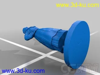 葡萄牙舞者 3D打印模型 STL格式的图片