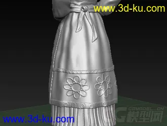 葡萄牙舞者 3D打印模型 STL格式的图片