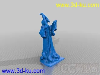 人物死神 3D打印模型 STL格式的图片