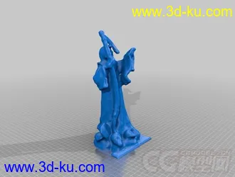 人物死神 3D打印模型 STL格式的图片