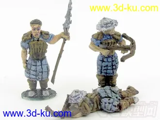 人物模型 3D打印模型 STL格式的图片