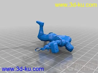 人物雷神 3D打印模型 STL格式的图片
