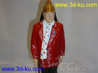人物集合 3D打印模型 STL格式的图片