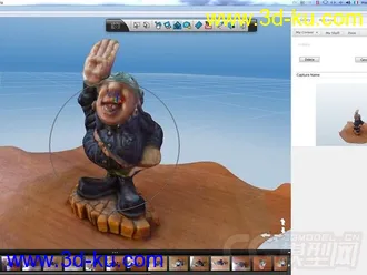 士兵 3D打印模型 STL格式的图片