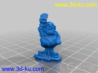 士兵 3D打印模型 STL格式的图片