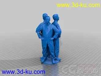 三兄弟 3D打印模型 STL格式的图片