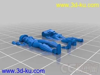 太空美少女 3D打印模型 STL格式的图片