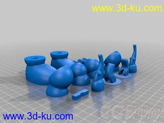 太空机器人 3D打印模型 STL格式的图片