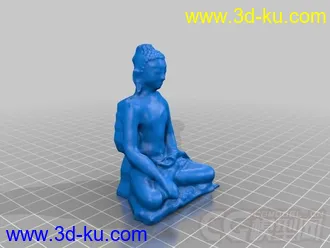 释迦牟尼佛 3D打印模型 STL格式的图片