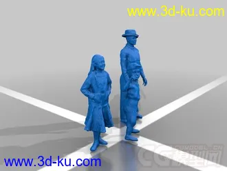 小家庭 3D打印模型 STL格式的图片