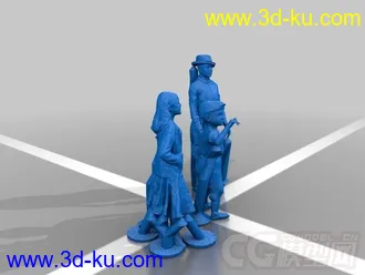 小家庭 3D打印模型 STL格式的图片