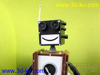 通讯机器人 3D打印模型 STL格式的图片