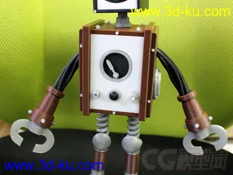 通讯机器人 3D打印模型 STL格式的图片