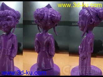 小公主 3D打印模型 STL格式的图片