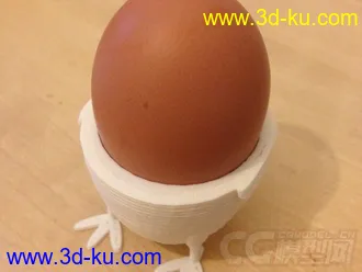小型鸡蛋杯 3D打印模型 STL格式的图片