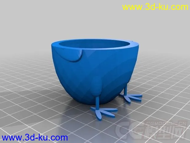 小型鸡蛋杯 3D打印模型 STL格式的图片2