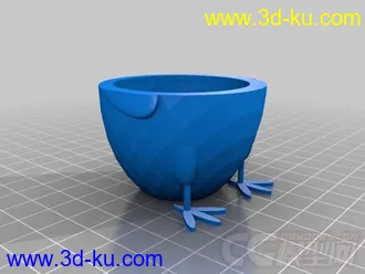 小型鸡蛋杯 3D打印模型 STL格式的图片