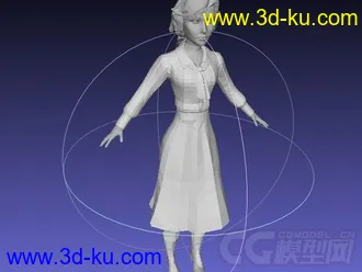 伊丽莎白 3D打印模型 STL格式的图片