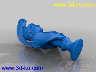 亚历山大帝 3D打印模型 STL格式的图片