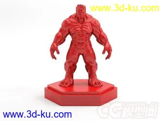 雄武的绿巨人 3D打印模型 STL格式的图片