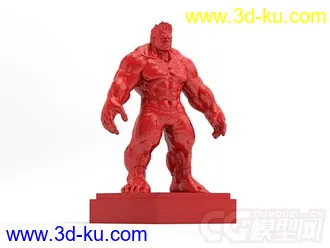 雄武的绿巨人 3D打印模型 STL格式的图片