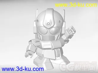 幸运的小怪兽 3D打印模型 STL格式的图片