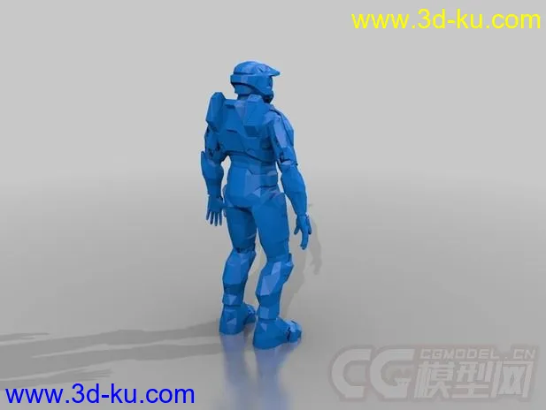 战士 3D打印模型 STL格式的图片1