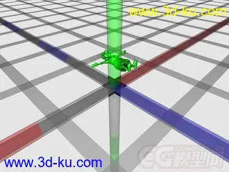 掌握平衡的女人 3D打印模型 STL格式的图片