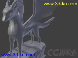 3D龙模型 3D打印模型 STL格式的图片