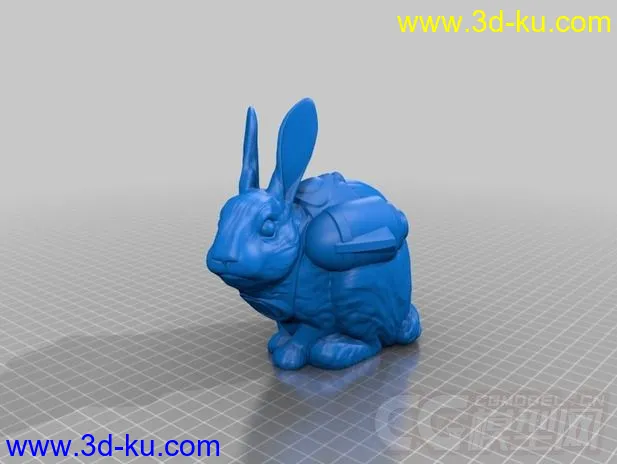飞行兔 3D打印模型 STL格式的图片1