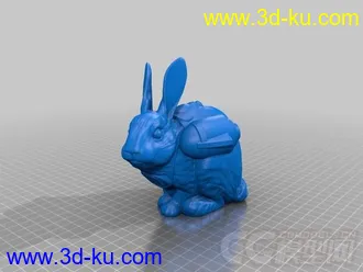 飞行兔 3D打印模型 STL格式的图片