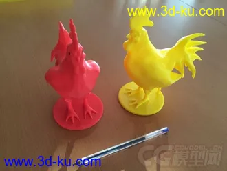 大公鸡 3D打印模型 STL格式的图片