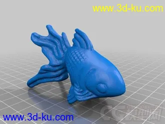 大金鱼 3D打印模型 STL格式的图片