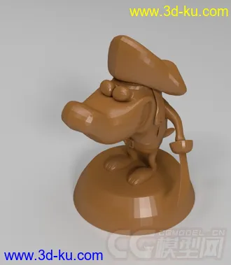 海盗狗 3D打印模型 STL格式的图片
