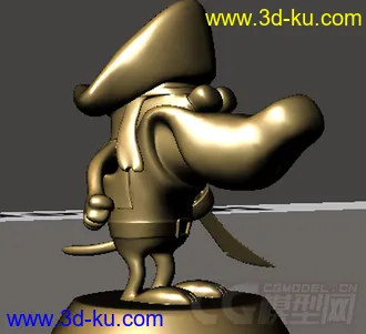 海盗狗 3D打印模型 STL格式的图片