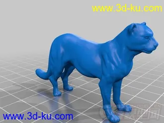 猎豹 3D打印模型 STL格式的图片