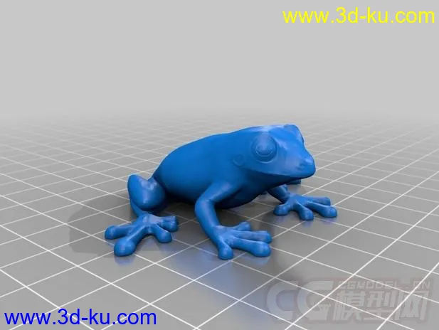 青蛙 3D打印模型 STL格式的图片1