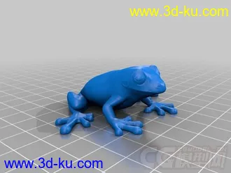 青蛙 3D打印模型 STL格式的图片