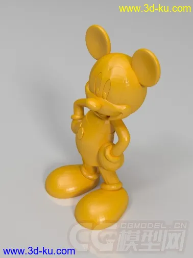 米老鼠 3D打印模型 STL格式的图片1