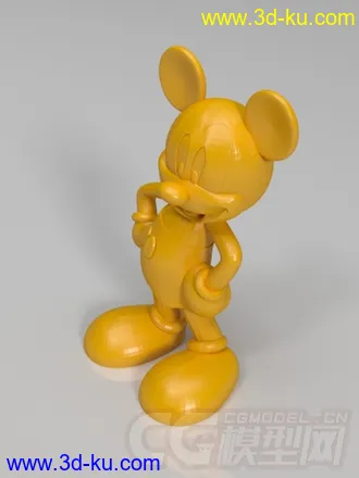 米老鼠 3D打印模型 STL格式的图片