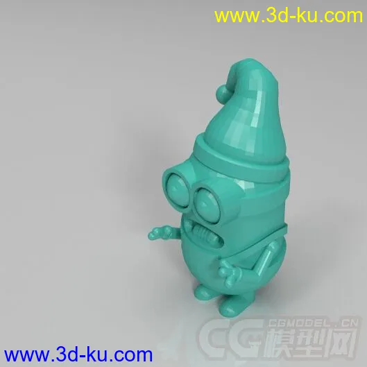 圣诞节小黄人 3D打印模型 STL格式的图片1