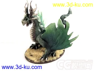 森林龙 3D打印模型 STL格式的图片