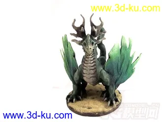 森林龙 3D打印模型 STL格式的图片