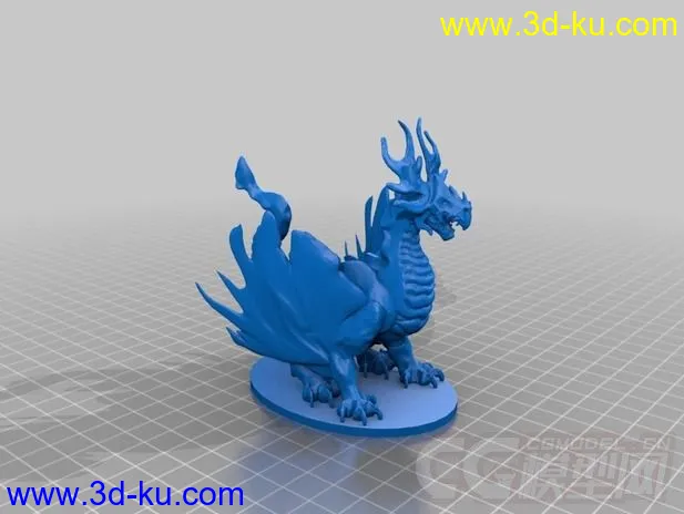 森林龙 3D打印模型 STL格式的图片3