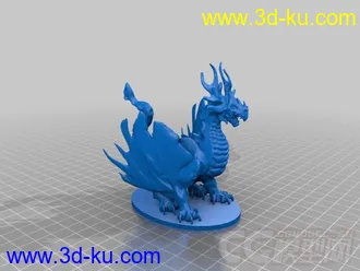 森林龙 3D打印模型 STL格式的图片