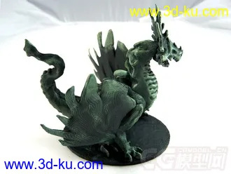 森林龙 3D打印模型 STL格式的图片